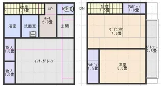 ラ・レーヌ下古志の間取り