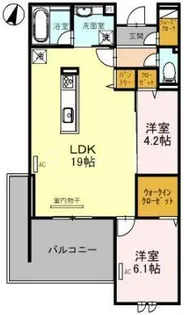 埼玉県さいたま市大宮区桜木町4【アパート】の間取り