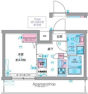 GENOVIA天王台【5階】の間取り