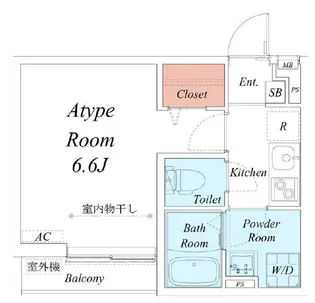 リブリ・Anniversary【1階】の間取り