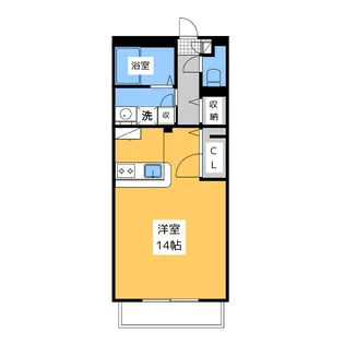 カーサ北原【1階】の間取り