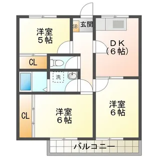 メゾンアスト【2階】の間取り