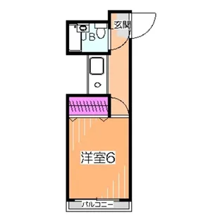 1Kの間取り画像