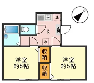 東京都江戸川区西篠崎2【アパート】の間取り