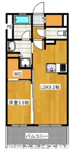 オープンレジデンシア高宮プレイス【3階】の間取り