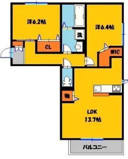 ヴィオラ【1階】の間取り