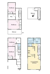 東京都豊島区上池袋2【一戸建】の間取り