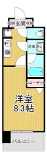 BUENA東大通【3階】の間取り
