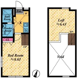 メゾン・ド・カルレ高幡不動【1階】の間取り