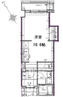 Confort Demeur【3階】の間取り
