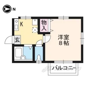 ウィズ山喜【2階】の間取り