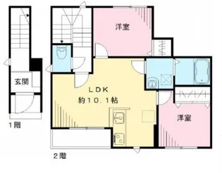 エルピス高円寺【2階】の間取り