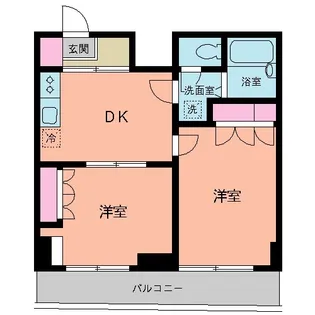ベイステート安間【9階】の間取り