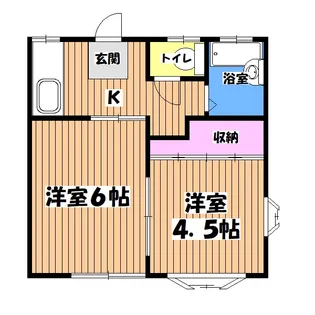 クロノス大塚【2階】の間取り