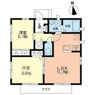 神奈川県秦野市平沢【一戸建】の間取り