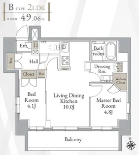 Live Casa高円寺【3階】の間取り