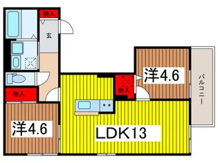 仮)岩槻区美園東一丁目計画【2階】の間取り
