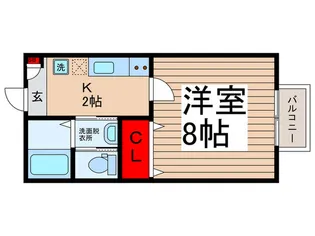 フォーシーズンズ南柏【1階】の間取り