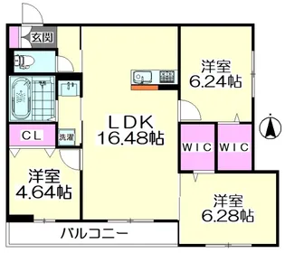 VERDE【2階】の間取り
