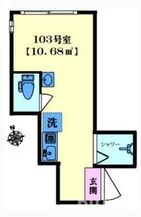 東京都新宿区高田馬場1【アパート】の間取り