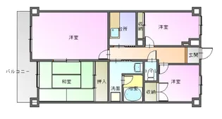 プロミネント藤岡【2階】の間取り