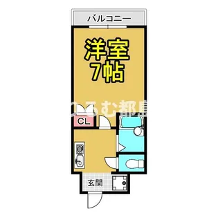 プロムナード都島【5階】の間取り