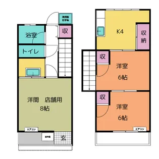 愛知県名古屋市天白区原2【一戸建】の間取り