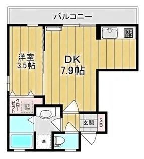 セジュールII【1階】の間取り