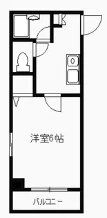 ウエストヴァリー樽町【1階】の間取り