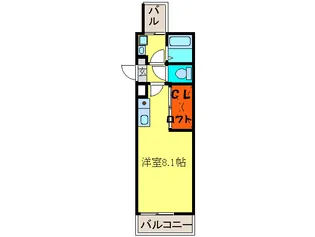 ノヴェル東別院【2階】の間取り