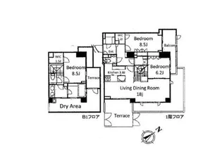 THE SANMAISON表参道 ザ・サンメゾン表参道の間取り