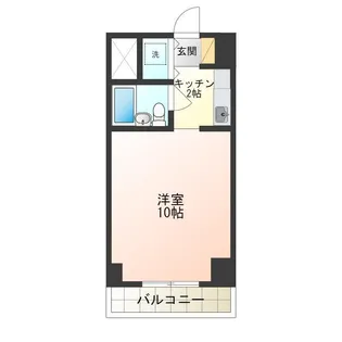 シティパレス本町【2階】の間取り