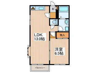 グランド-ル【1階】の間取り