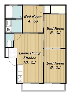 セジュールII【1階】の間取り