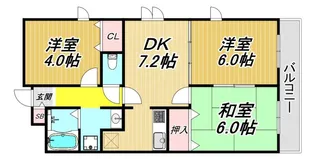 フォウレス塚口【5階】の間取り
