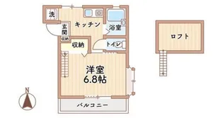 グリーンペア970【1階】の間取り