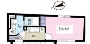 L’Allure 不動前【4階】の間取り