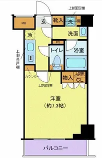 クレヴィスタ大島I【6階】の間取り