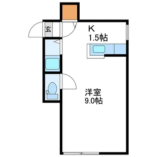 クルーズハウス北19条【3階】の間取り