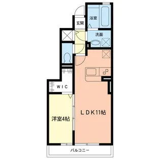 ソレアード【1階】の間取り