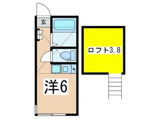 ヴァベーネ横濱【1階】の間取り