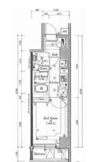 プレール・ドゥーク新宿下落合【7階】の間取り