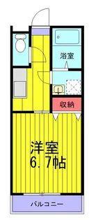 プレステージ谷塚III【1階】の間取り