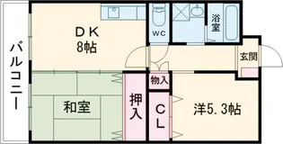 サンプリマ松瀬【2階】の間取り