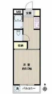 サンライト小石川【3階】の間取り