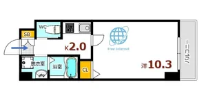 Boardwalk府中【1階】の間取り