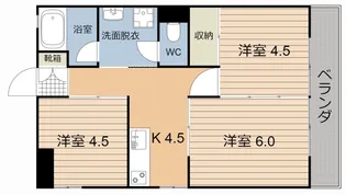 メゾン甲南【3階】の間取り