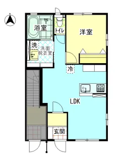 カーサアーバン【1階】の間取り