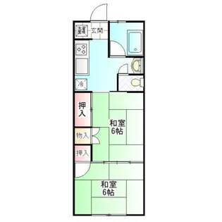 コスモメイツクボタ【2階】の間取り