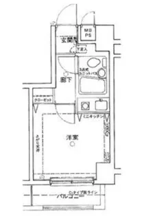 クリオ鵜の木壱番館【4階】の間取り
